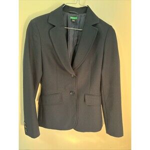Women Blazer United Color Of Benetton Size 38 Blue